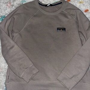 Men's REI Taupe Sweater man crewneck size Large